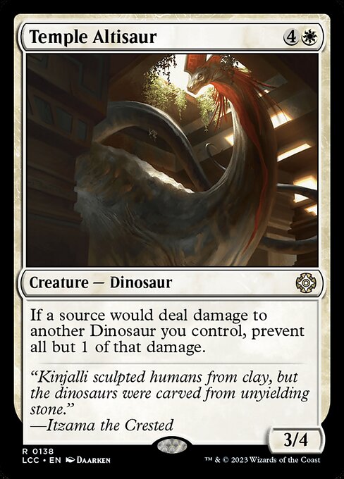 Temple Altisaur (138) - The Lost Caverns of Ixalan Commander - Game On