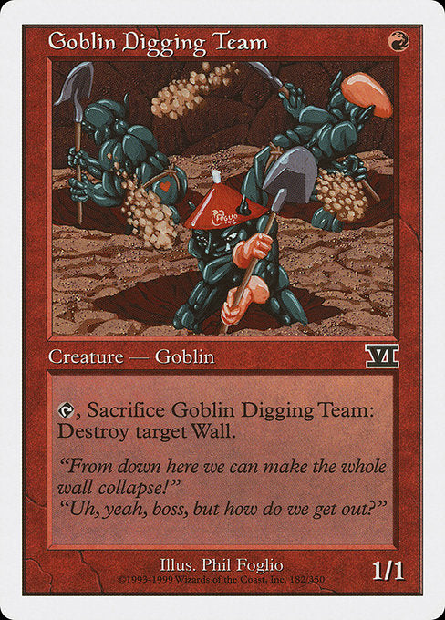 Goblin Digging Team (182) - Classic Sixth Edition - Game On