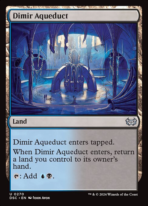 Dimir Aqueduct (270) - Duskmourn: House of Horror Commander - Game On