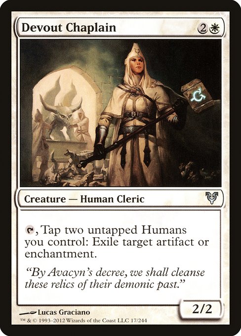 Devout Chaplain (17) - Avacyn Restored - Game On