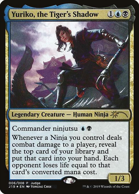 Yuriko, the Tiger's Shadow (6) (Foil) - Judge Gift Cards 2019 - Game On