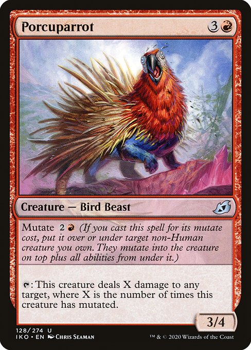 Porcuparrot (128) (Foil) - Ikoria: Lair of Behemoths - Game On