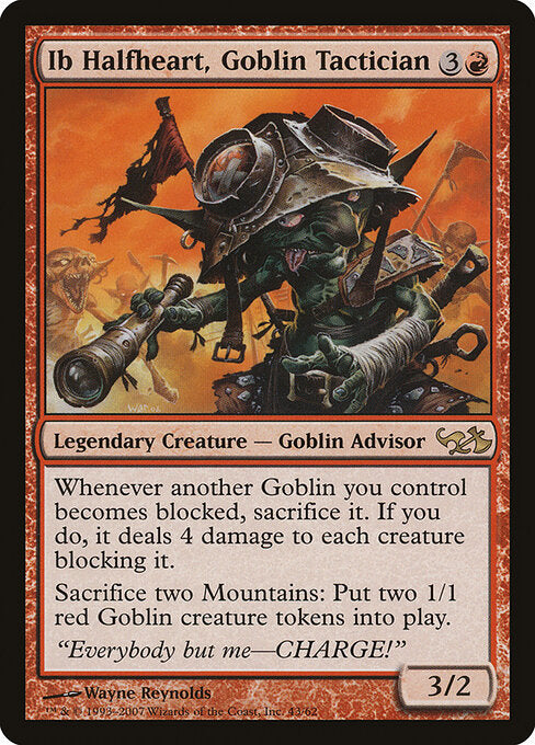Ib Halfheart, Goblin Tactician (43) - Duel Decks: Elves vs. Goblins - Game On