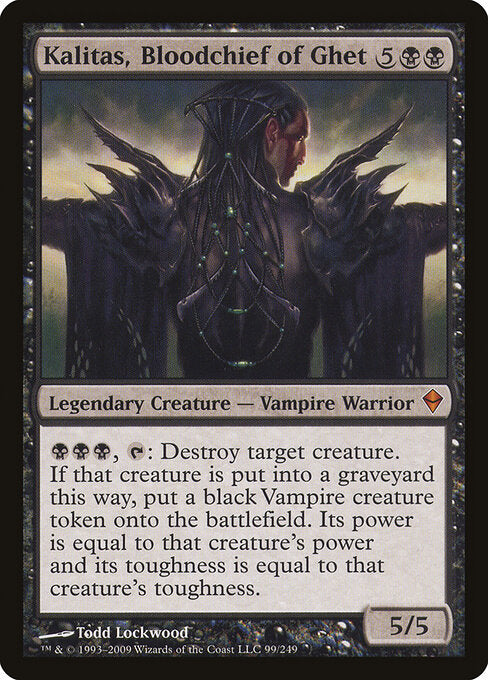Kalitas, Bloodchief of Ghet (99) (Foil) - Zendikar - Game On