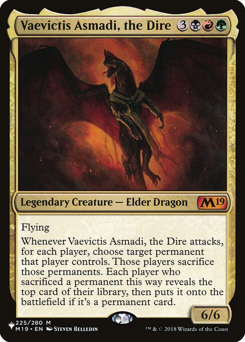 Vaevictis Asmadi, the Dire (M19-225) - The List - Game On