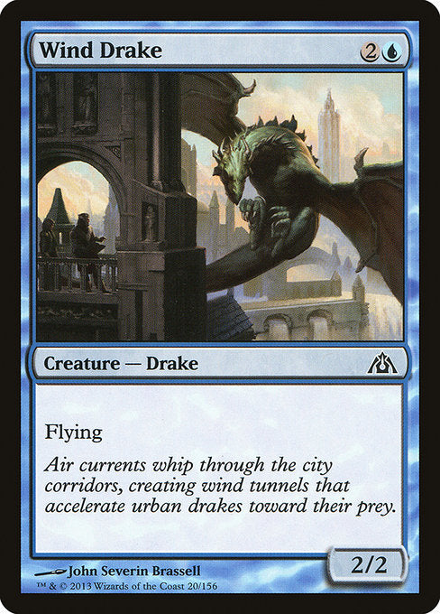 Wind Drake (20) (Foil) - Dragon's Maze - Game On