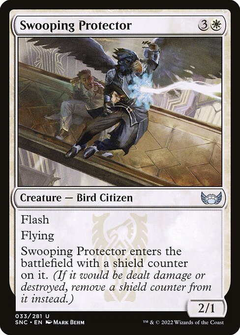 Swooping Protector (33) (Foil) - Streets of New Capenna - Game On