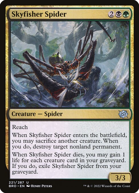 Skyfisher Spider (221) - The Brothers' War - Game On