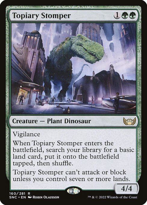 Topiary Stomper (160) (Foil) - Streets of New Capenna - Game On