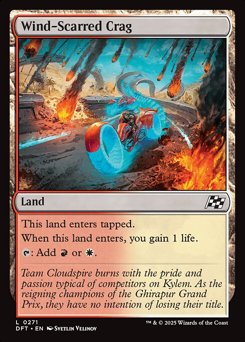 Wind-Scarred Crag (271) (Foil) - Aetherdrift - Game On