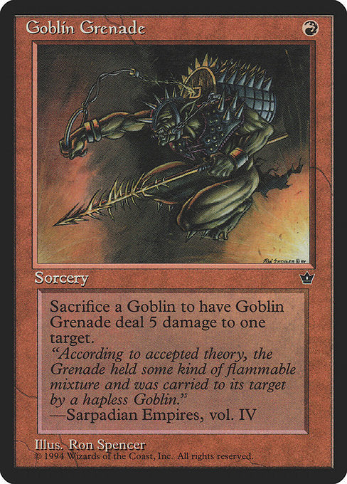 Goblin Grenade (56a) - Fallen Empires - Game On
