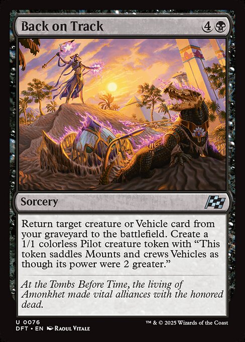 Back on Track (76) (Foil) - Aetherdrift - Game On