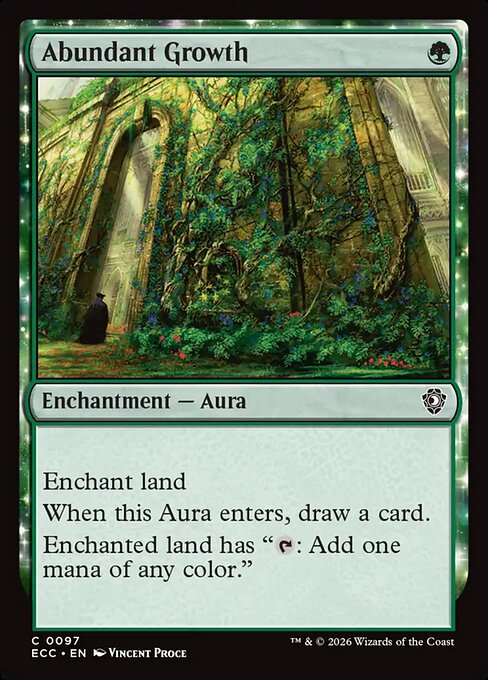 Abundant Growth (97) - Lorwyn Eclipsed Commander - Game On