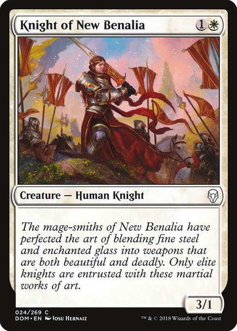 Knight of New Benalia (24) () () - Dominaria - Game On