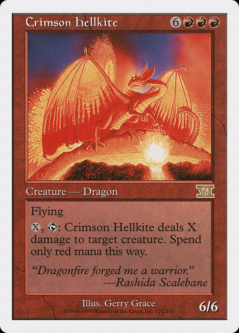 Crimson Hellkite (172) - Classic Sixth Edition - Game On
