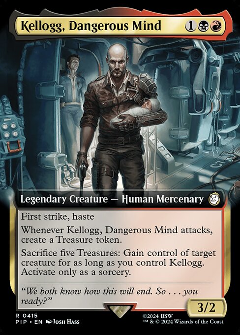 Kellogg, Dangerous Mind (415) - EXTENDED ART (Foil) - Fallout - Game On