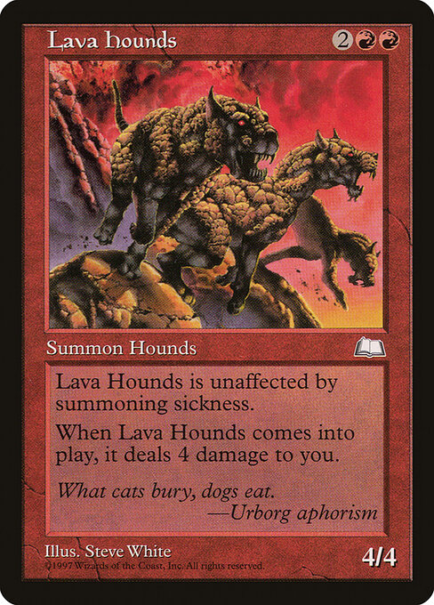 Lava Hounds (109) - Weatherlight - Game On