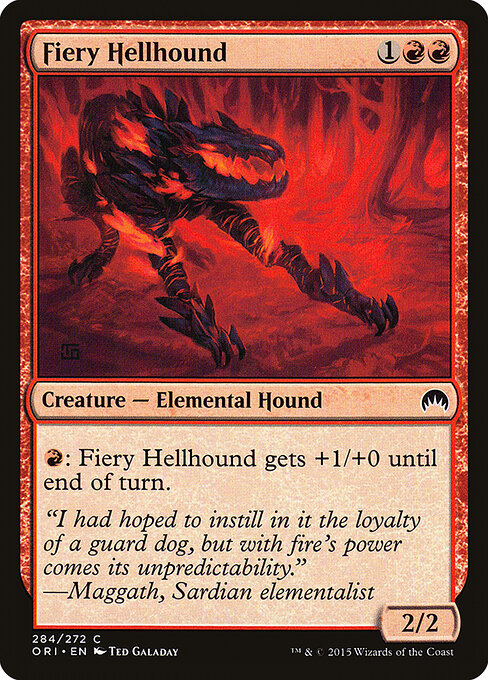 Fiery Hellhound (284) - Magic Origins - Game On