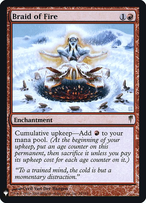 Braid of Fire (CSP-78) (Foil) - The List - Game On