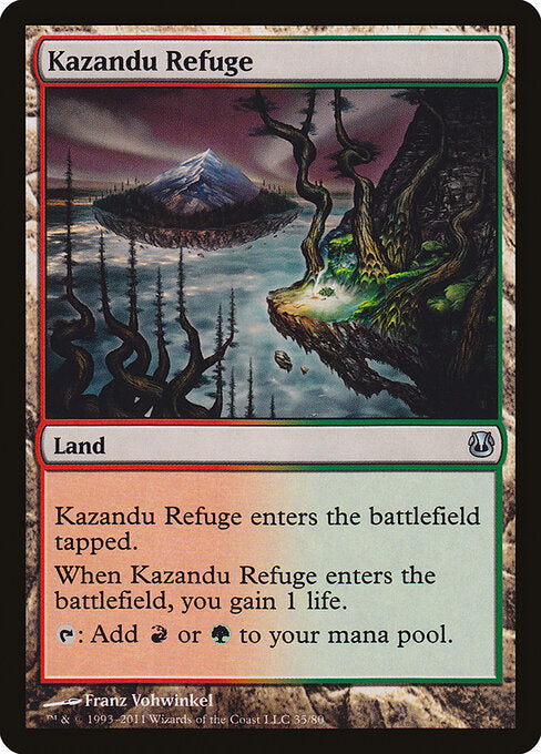 Kazandu Refuge (35) - Duel Decks: Ajani vs. Nicol Bolas - Game On