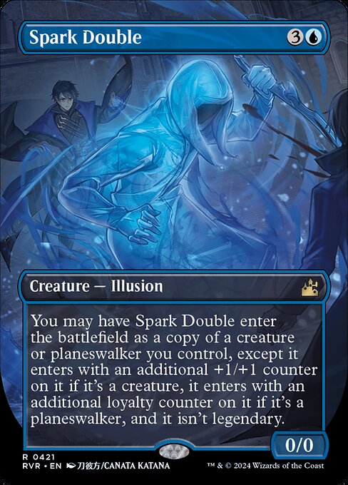 Spark Double (421) - BORDERLESS - FULL ART - Ravnica Remastered - Game On
