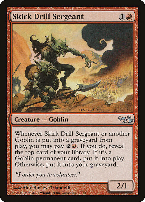 Skirk Drill Sergeant (49) - Duel Decks: Elves vs. Goblins - Game On
