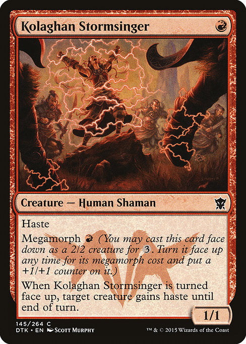 Kolaghan Stormsinger (145) (Foil) - Dragons of Tarkir - Game On
