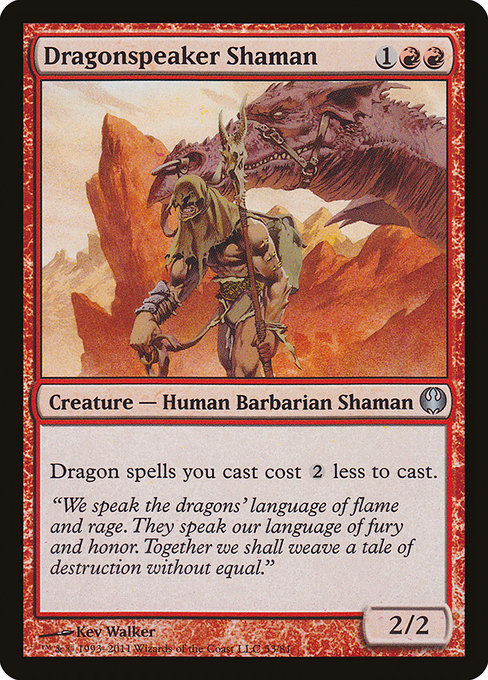 Dragonspeaker Shaman (53) - Duel Decks: Knights vs. Dragons - Game On