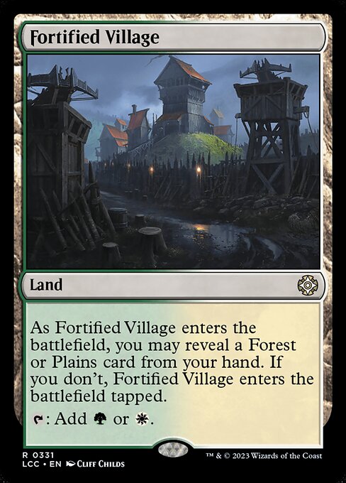 Fortified Village (331) - The Lost Caverns of Ixalan Commander - Game On