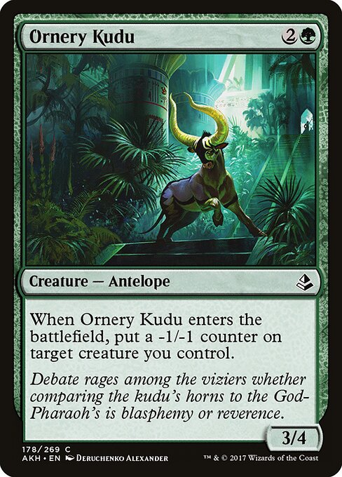 Ornery Kudu (178) (Foil) - Amonkhet - Game On