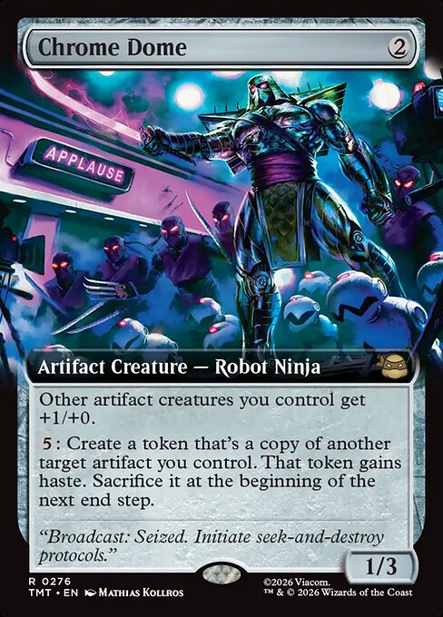 Chrome Dome (276) - EXTENDED ART - Teenage Mutant Ninja Turtles - Game On