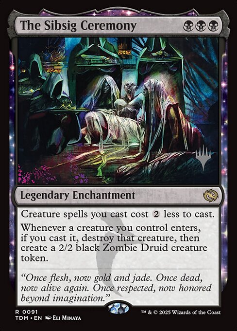 The Sibsig Ceremony (91p) - Tarkir: Dragonstorm Promos - Game On