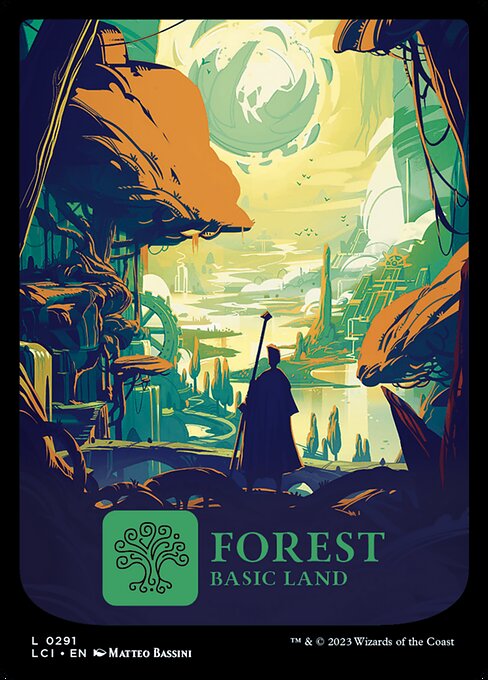 Forest (291) - FULL ART (Foil) - The Lost Caverns of Ixalan - Game On