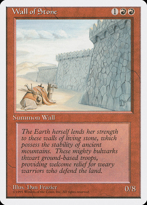 Wall of Stone (231) - Fourth Edition - Game On
