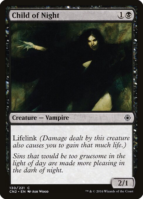 Child of Night (130) (Foil) - Conspiracy: Take the Crown - Game On