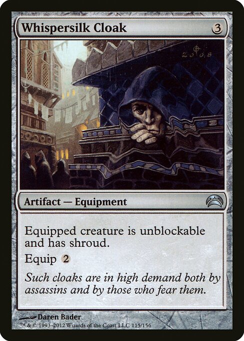 Whispersilk Cloak (115) - Planechase 2012 - Game On