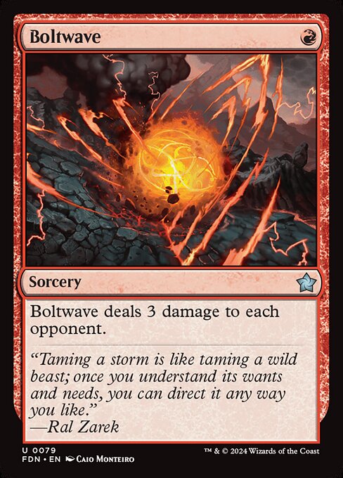 Boltwave (79) (Foil) - Foundations - Game On