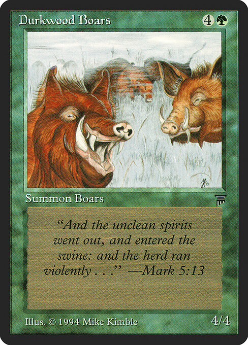 Durkwood Boars (182) - Legends - Game On
