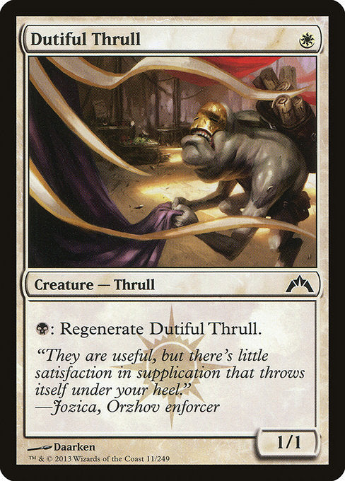 Dutiful Thrull (11) (Foil) - Gatecrash - Game On