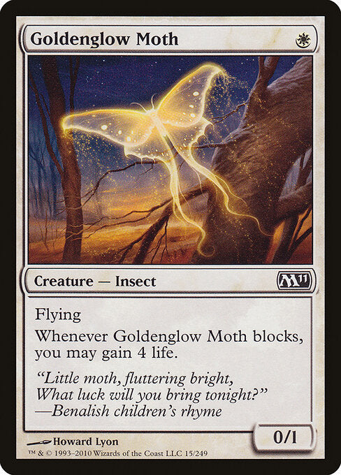 Goldenglow Moth (15) - Magic 2011 - Game On