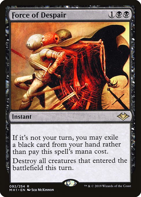 Force of Despair (92) (Foil) - Modern Horizons - Game On
