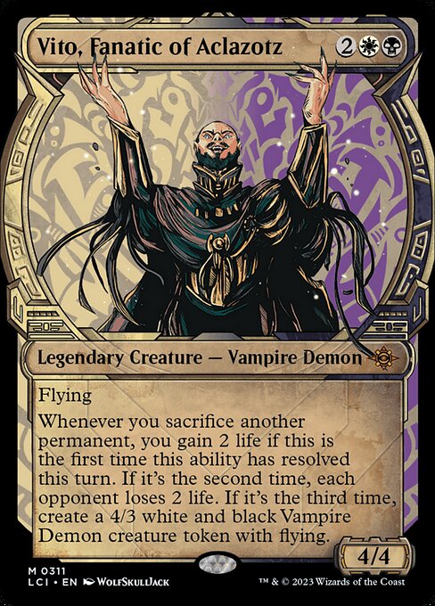 Vito, Fanatic of Aclazotz (311) - SHOWCASE (Foil) - The Lost Caverns of Ixalan - Game On