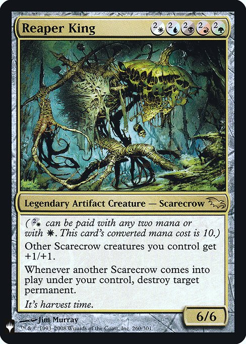 Reaper King (SHM-260) (Foil) - The List - Game On