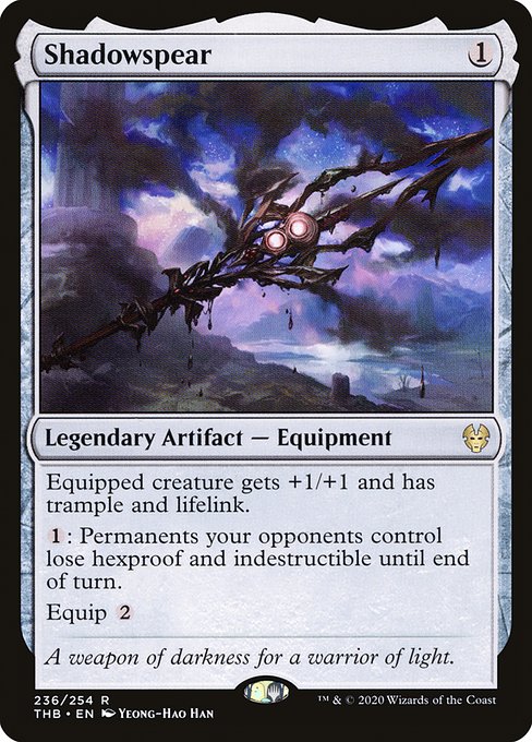 Shadowspear (236) (Foil) - Theros Beyond Death - Game On