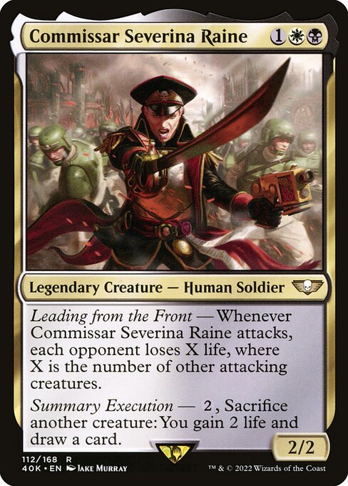 Commissar Severina Raine (112) - Warhammer 40,000 Commander - Game On