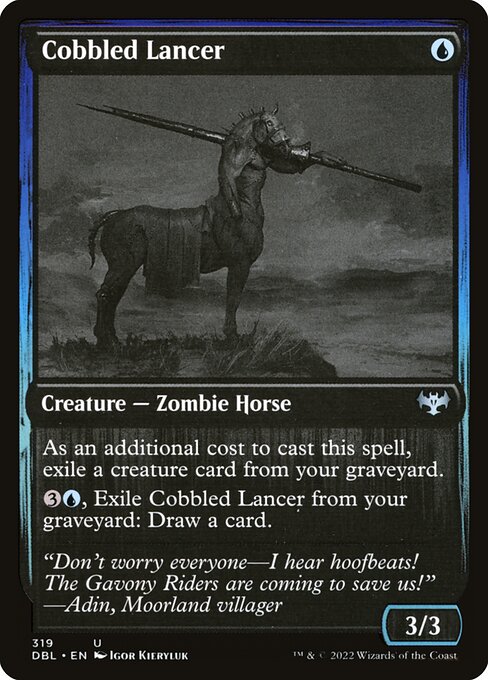 Cobbled Lancer (319) (Foil) - Innistrad: Double Feature - Game On