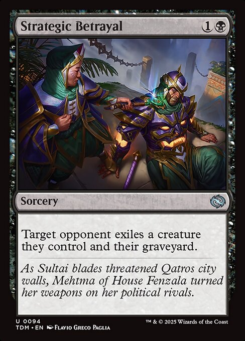 Strategic Betrayal (94) (Foil) - Tarkir: Dragonstorm - Game On