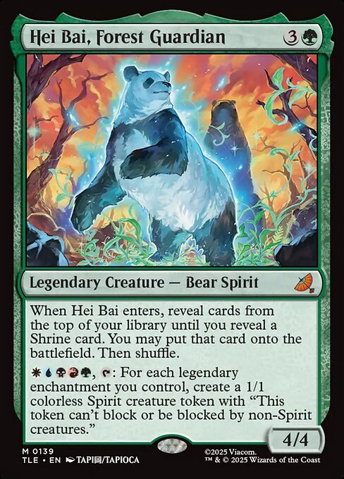 Hei Bai, Forest Guardian (139) (Foil) - Avatar: The Last Airbender Eternal - Game On