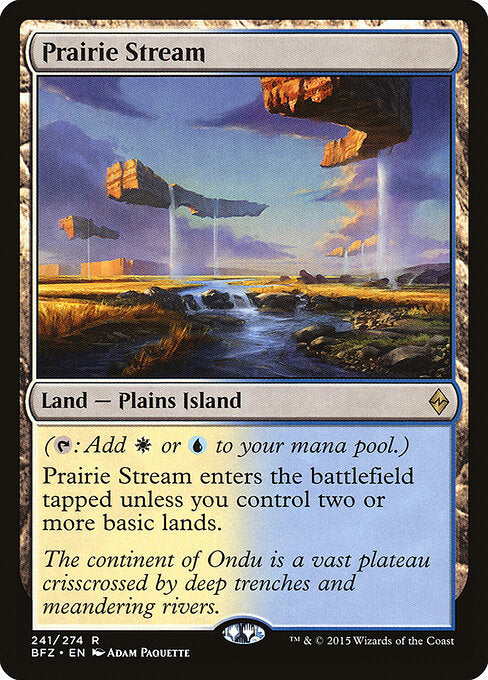 Prairie Stream (241) - Battle for Zendikar - Game On