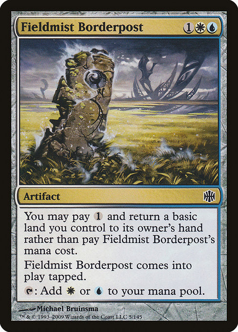 Fieldmist Borderpost (5) (Foil) - Alara Reborn - Game On